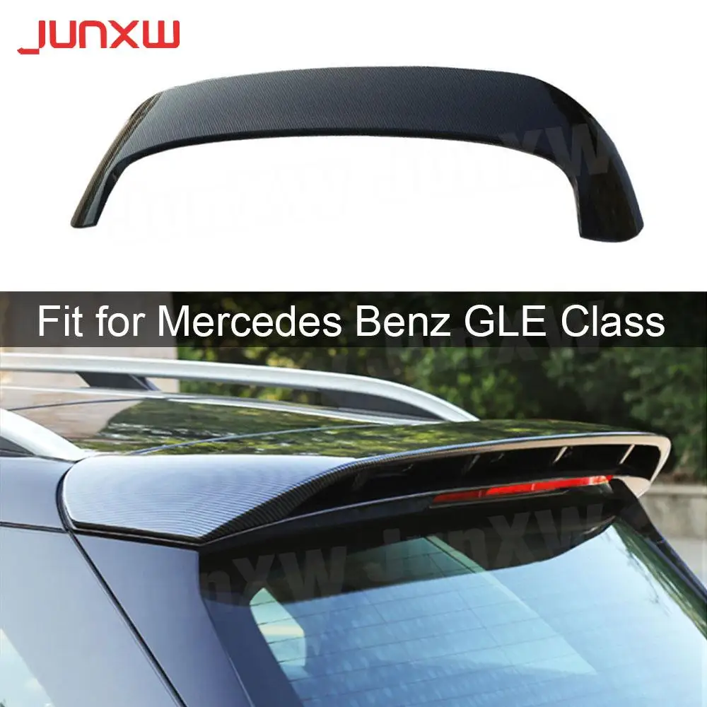 Carbon Fiber/FRP Rear Roof Spoiler For Mercedes Benz GLE Class W167 GLE53 AMG SUV 2020 UP Rear Wing Trunk Bumper