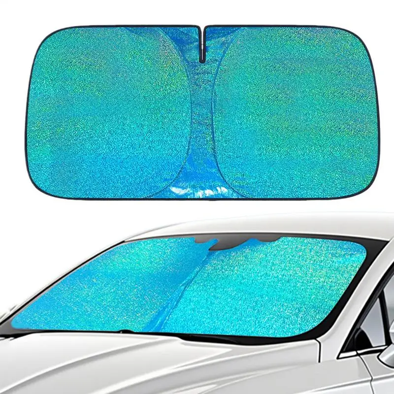 

Windshield Sunshade UV Shield For Vehicle Window Foldable Heat Reflective Windshield Sunshade Outdoor For Car Front Window