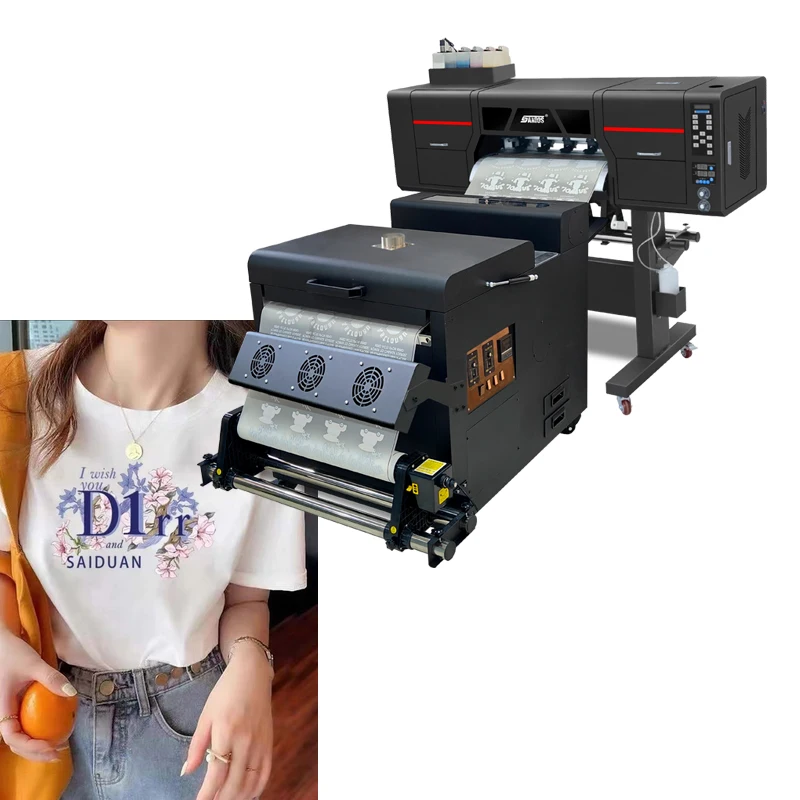 24 Inch Dtf Printer A1 Dual Head I3200 60Cm Dtf Printing Machine With Oven Inkjet Impresora Dtf Xp600