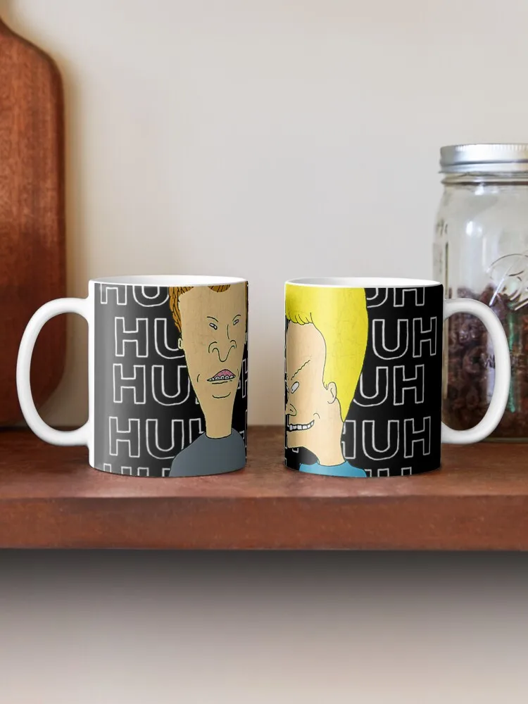 Beavis and Butt-Head Laughing Coffee Mug Pottery Cups Ceramic Cup Mug Kawaii Coffee Thermal Mug