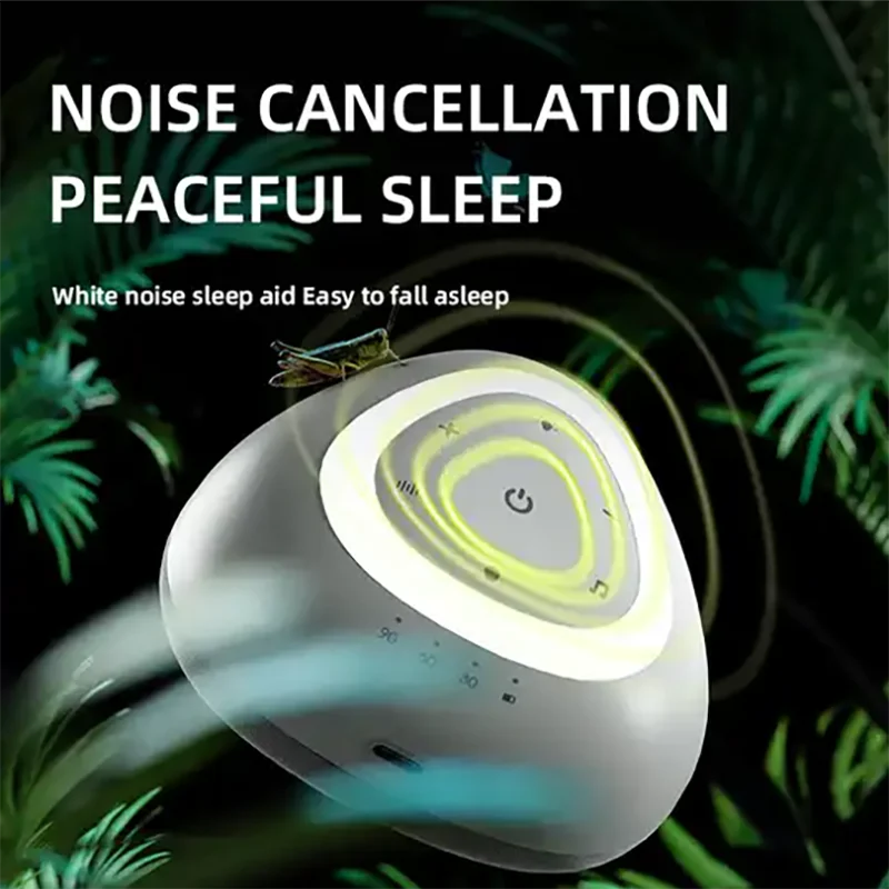 White Noise Sleep Instrument White Noise Aids Sleep Regulates Mood And Emotions Breathing Light Bluetooth Smart Speaker