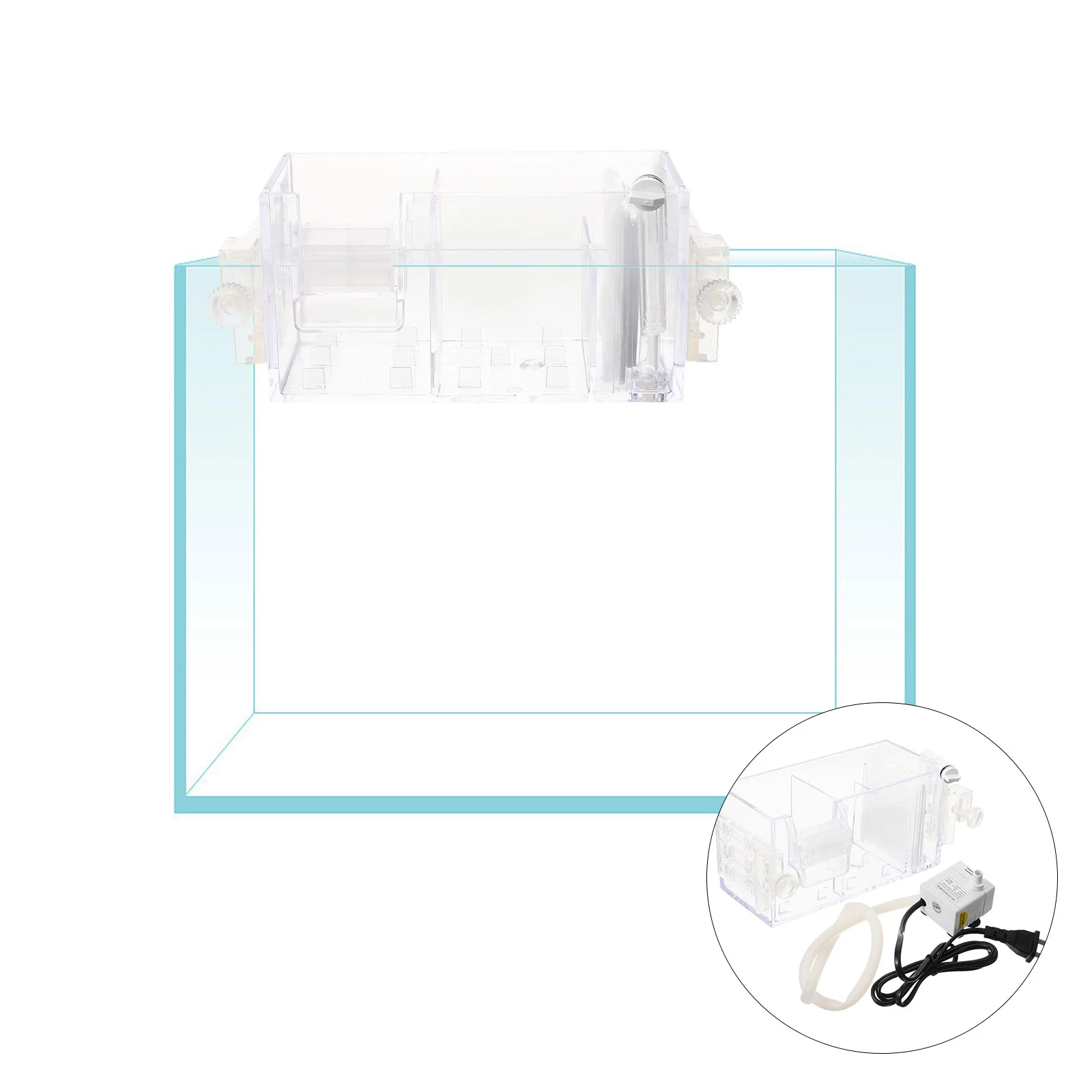 

Low Water Level Fish Tank Filter Pond Pump and Acrylic Decoration Aquarium Supplies