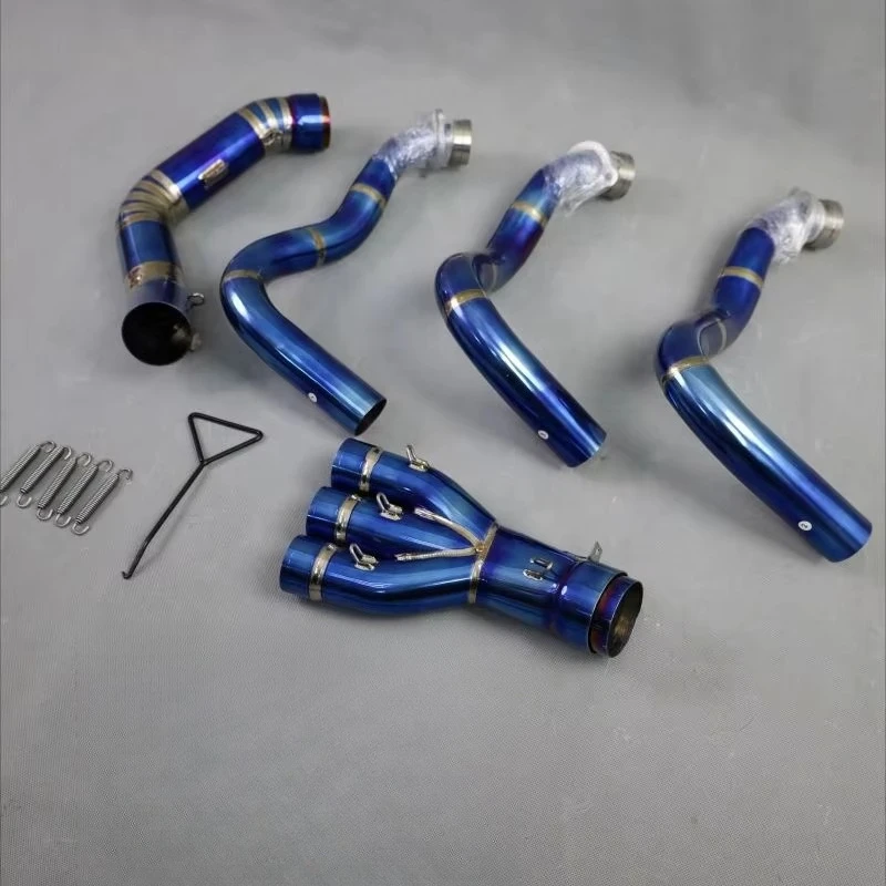 For BENELLI TNT 1130 Exhaust System for BENELLI TNT 1130 Exhaust Pipes for BENELLI TNT 1130 Titanium Alloy Exhaust Pipes 3