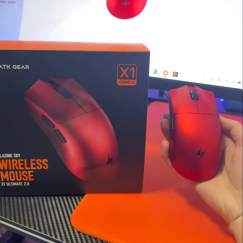 

ATK Blazing Sky X1 v2 Ultimate2.0 Mouse Wireless Paw3950Utrla 54g 0.163ms 650ips Low Latency Gamer Lightweight 750ips Mice Gifts