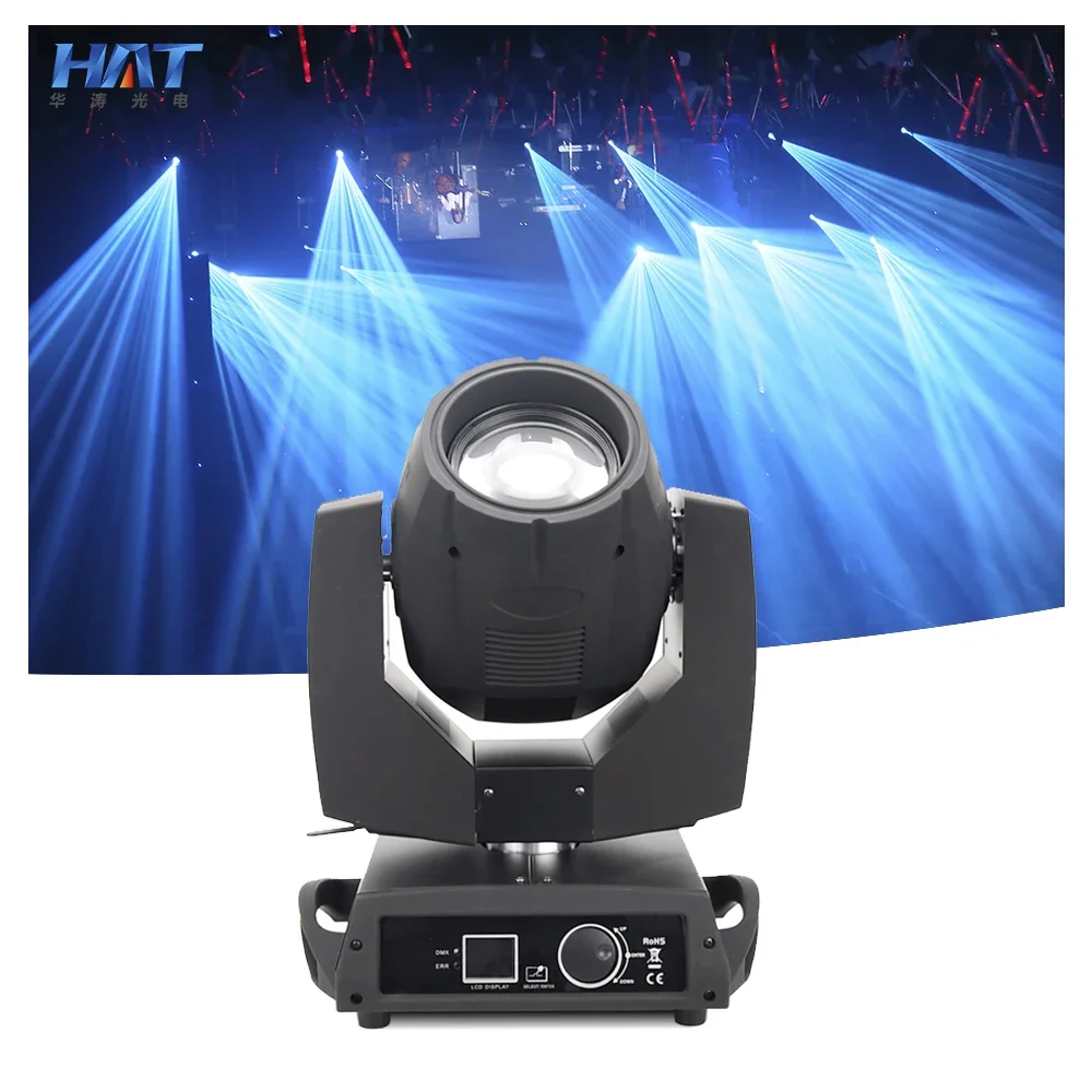 

HT Guangzhou Led Eight Eyes Beam Spot Wash Moving Head Stage Light Sharpy 7r Popular 230w Beam Moving Head luces de escenarie