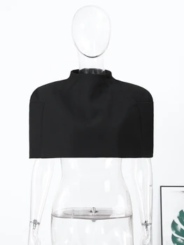 2026 Spring New Solid Cropped Shawl For Women Elegant O Neck Short Cape Lady Chic Y2K Evening Party Dating Cloak Tops Streetwear 5 2026 Spring New Solid Cropped Shawl For Women Elegant O Neck Short Cape Lady Chic Y2K Evening Party Dating Cloak Tops Streetwear 5
