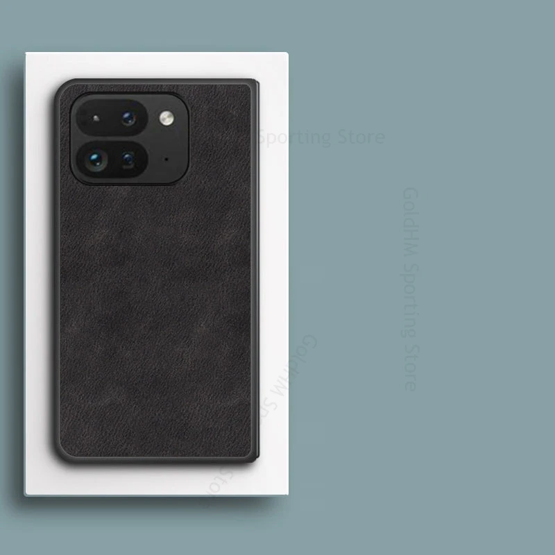 Fundas For Google Pixel Fold 2 Retro Leather Shockproof Phone Case For Google Pixel Fold Slim Protective Cover For Pixel Fold 2