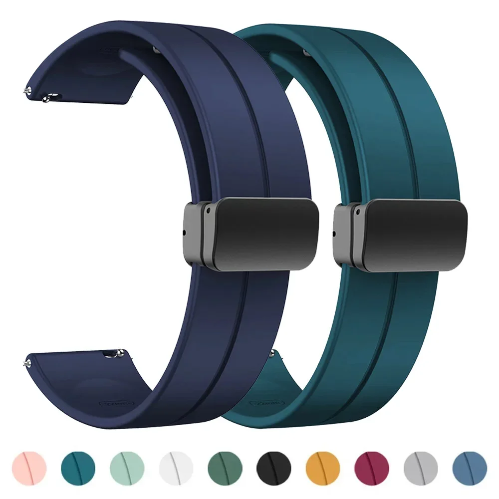 20mm 22mm Silikonowy pasek do inteligentnego zegarka Xiaomi Mi Watch 2 Pro / S3 / S2 S1 Active Pro Color 2 Paski Wymienna bransoletka Correa