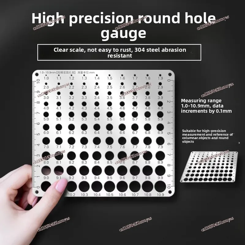 

Millimeter Drill Diameter Gauge Round Hole Diameter Gauge