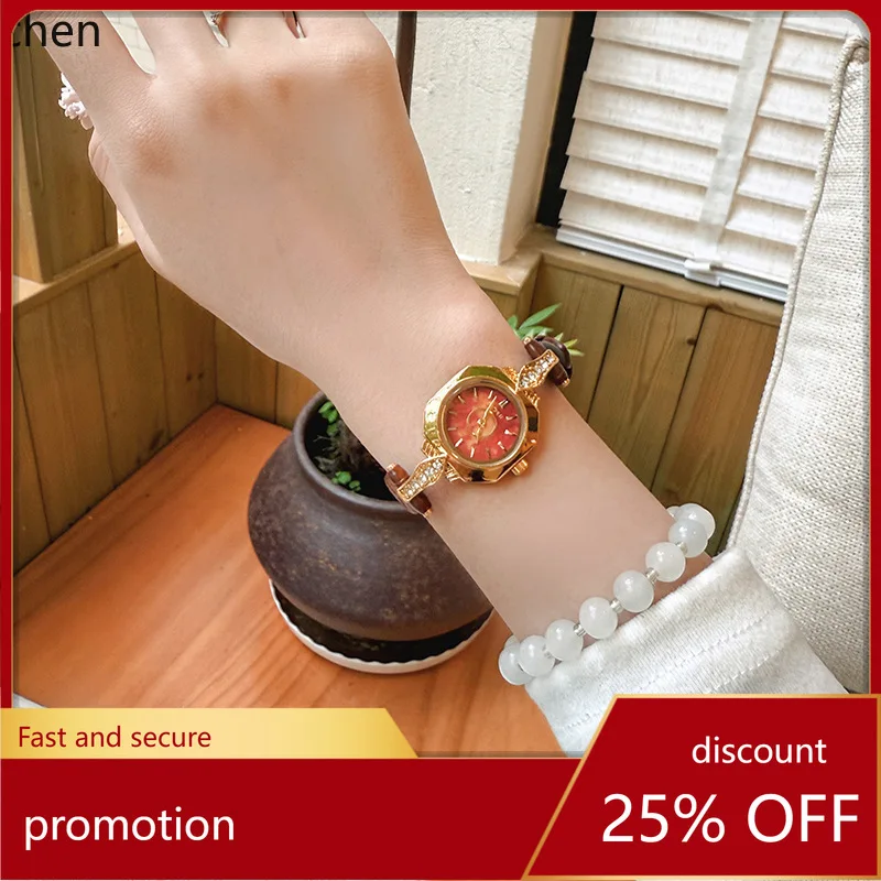 

Zml minimalist vintage-style women's quartz watch - stylish, elegant, casual, and waterproof