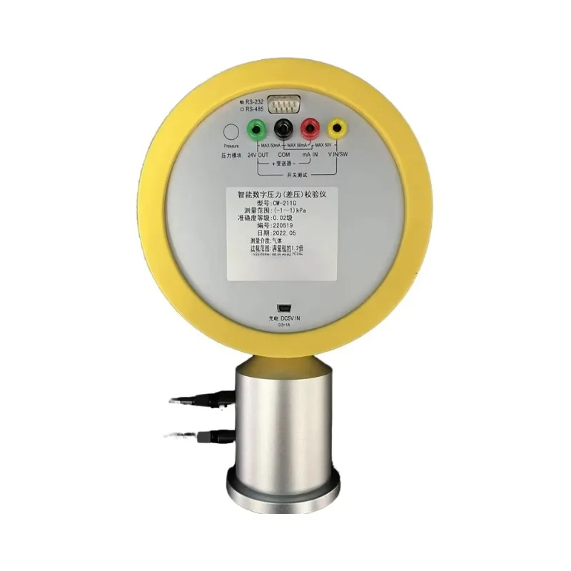Manometro digitale differenziale per la calibrazione della pressione