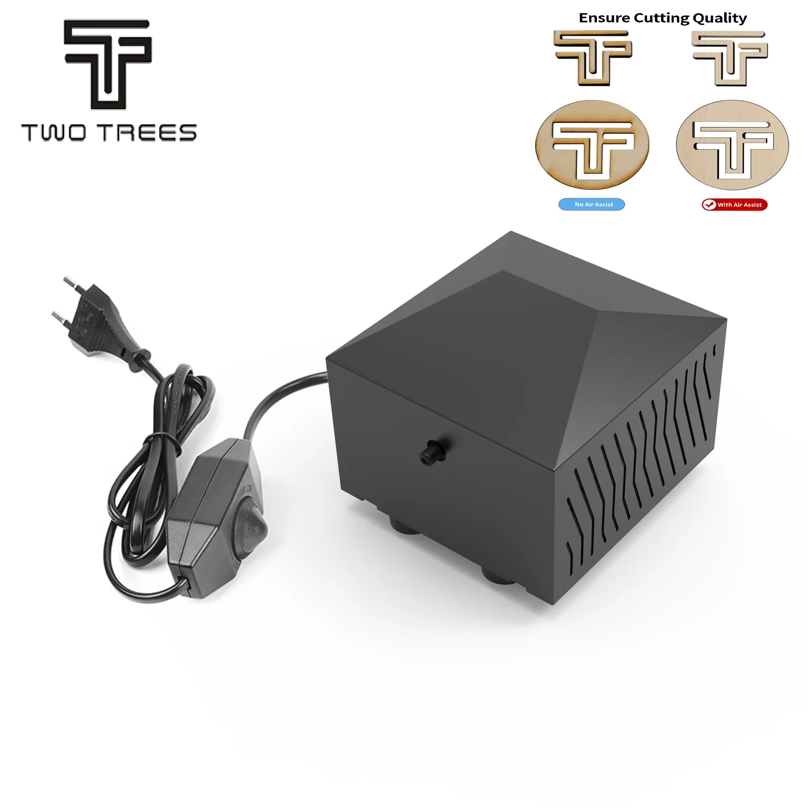 

Twotrees Atomtack Air Assist 25L/min Adjustable Airflow for TTS pro TS2 Sculpfun S9 Laser Engraving Machines Tool