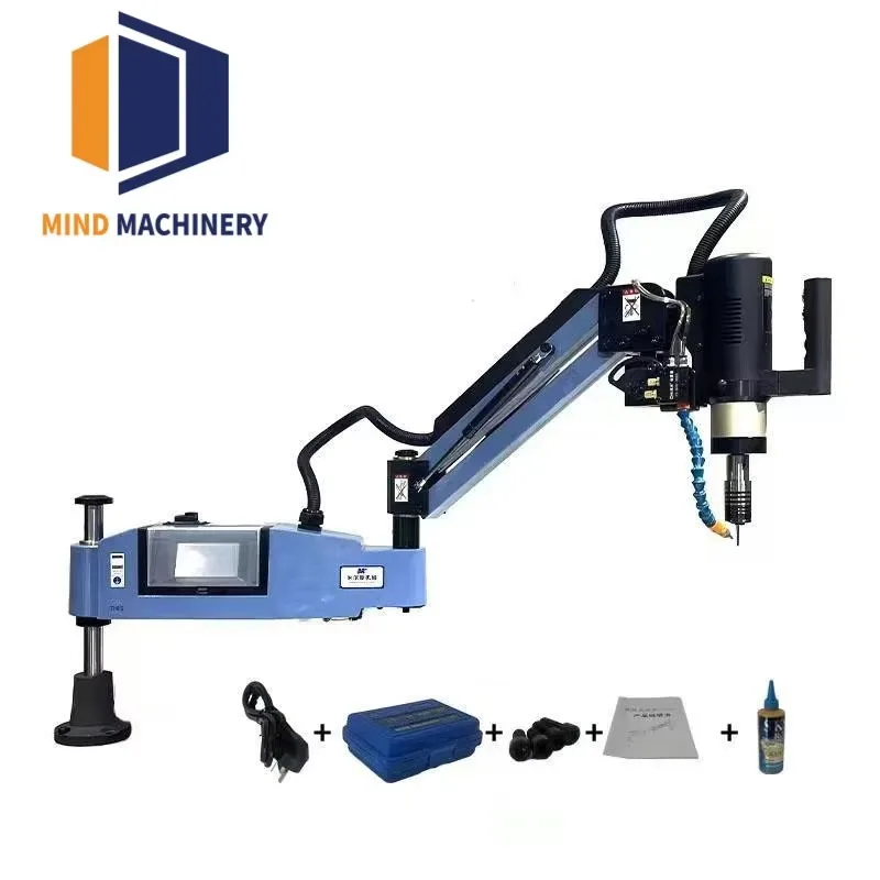 เครื่องต๊าปเกลียวไฟฟ้าแบบยืดหยุ่น ความแม่นยำสูง สำหรับงานเจาะรูและต๊าปเกลียวอเนกประสงค์ กำลังลดราคา