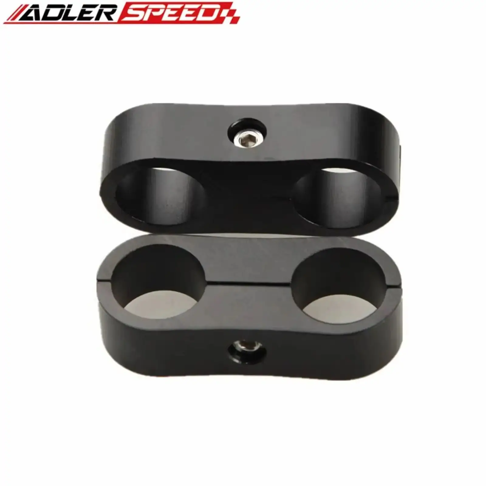 2Pcs Hose Separator Clamp 3AN 4AN 6AN 8AN 10AN 12AN 14AN Oil Fuel Hose Line 6AN Separator Clamp Adapter For Oil Fuel Line