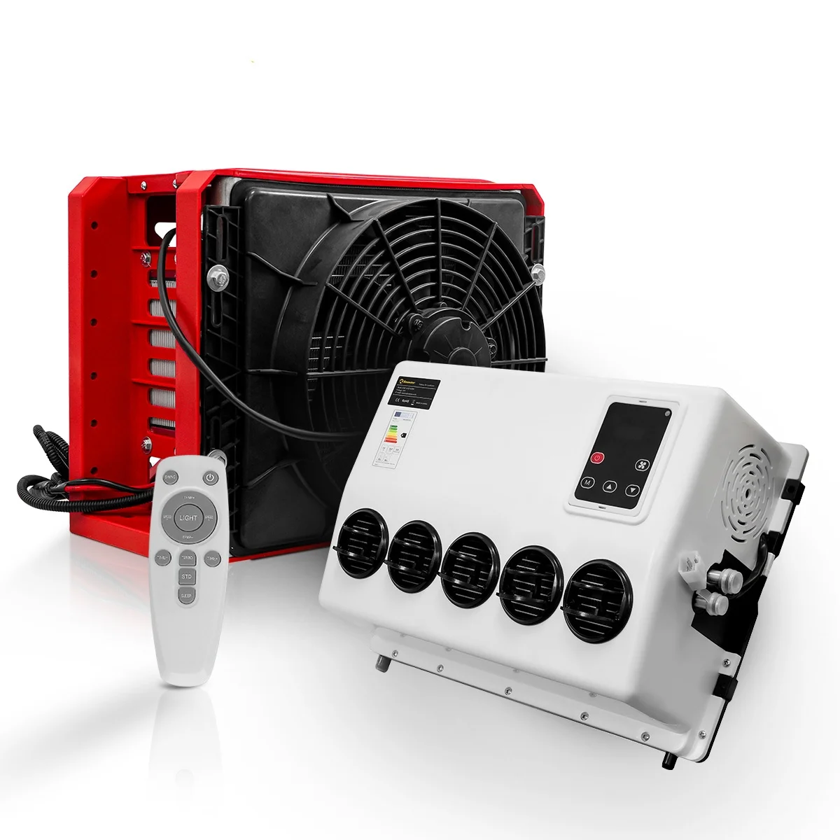 

XMZ 12V/24V New Auto Parking Car Air Conditioner Split Air Conditioning Blower Cooling Fan