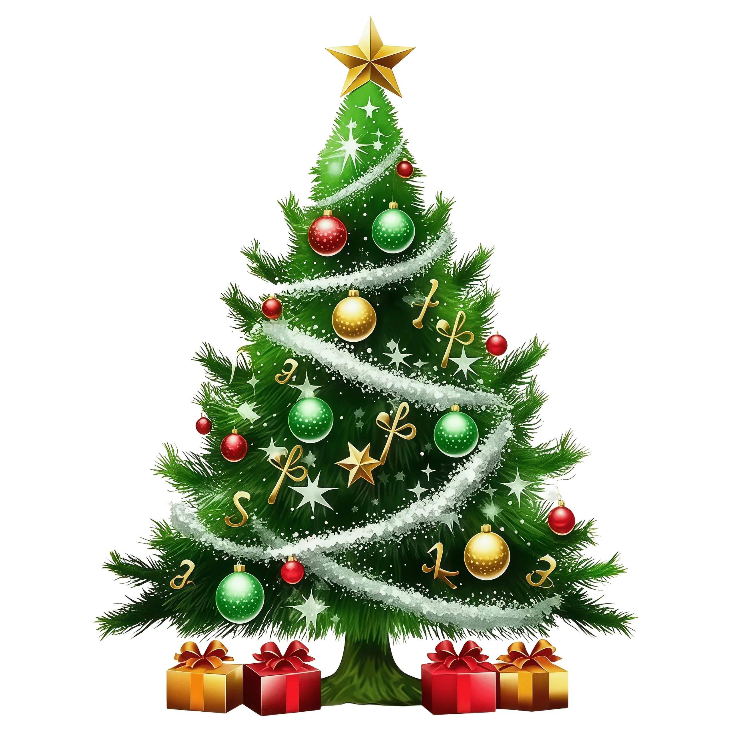 1Pc 2D Flat Green Christmas Tree Vinyl Sticker, Decal for Car Window Wall Switch Laptop Xmas Party Decor, Holiday Gift