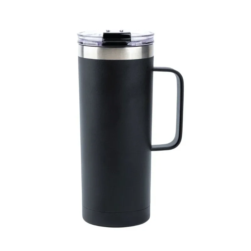 

New Upgrade.Mountaineer Travel Mug 20 oz, Black Stainless Steel,free shippment