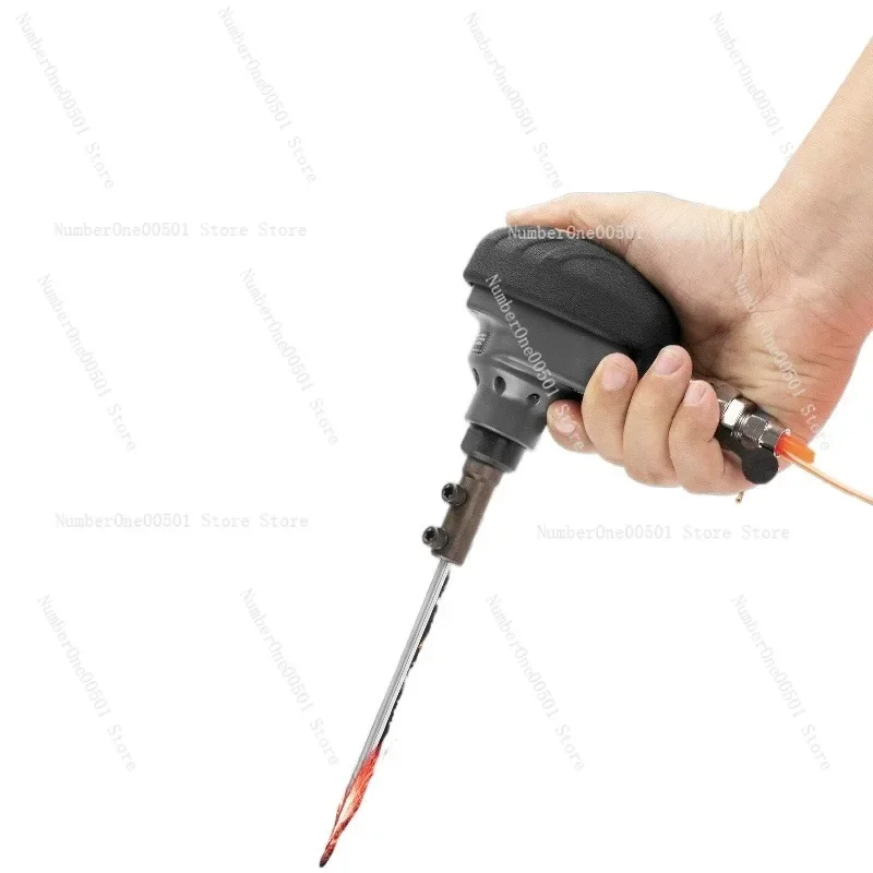 Pneumatic Waste Hole Removal Machine Air Palm Hammer Cardboard Inner Hole Waste Cleaning Auxiliary Tools Set Impact Hammer