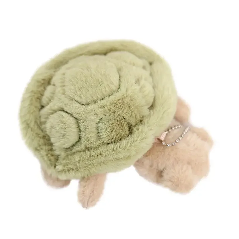 

Vibrant Soft Green Plush Turtle Toy Cute Tortoise Keychain Charm Creative Room Decor Gift Doll