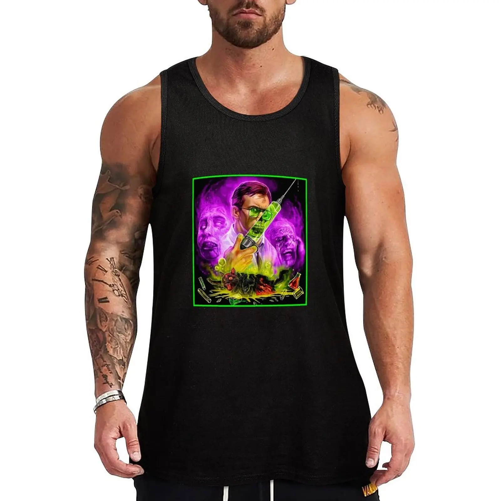 

Reanimator Movie Fan art gifts Tank Top best selling products summer Men's tops sleeveless t-shirts for men