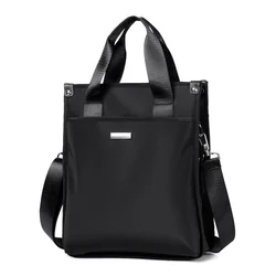 Vertical portable briefcase men's thickened Oxford cloth document bag computer Bags shoulder bags for men сумка мужская на плечо