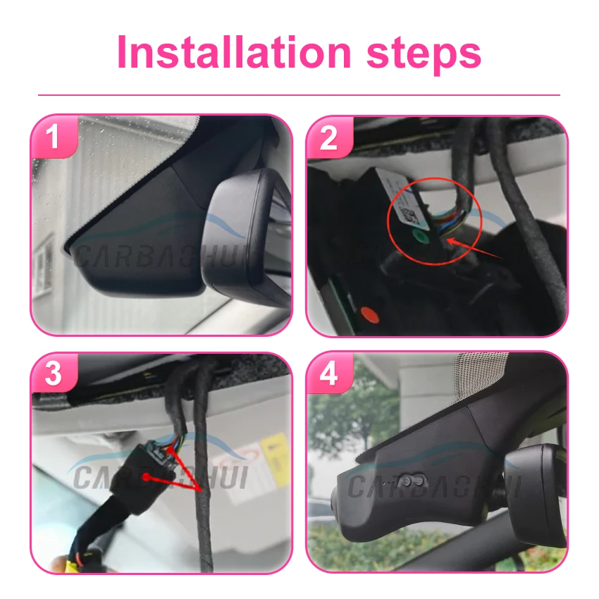 كاميرا داش لسيارة لاند روفر رينج روفر L405 L460 2013 إلى 2023، لسيارة رينج روفر سبورت L494 L461 2014 إلى 2023، التوصيل والتشغيل DVR HD #4