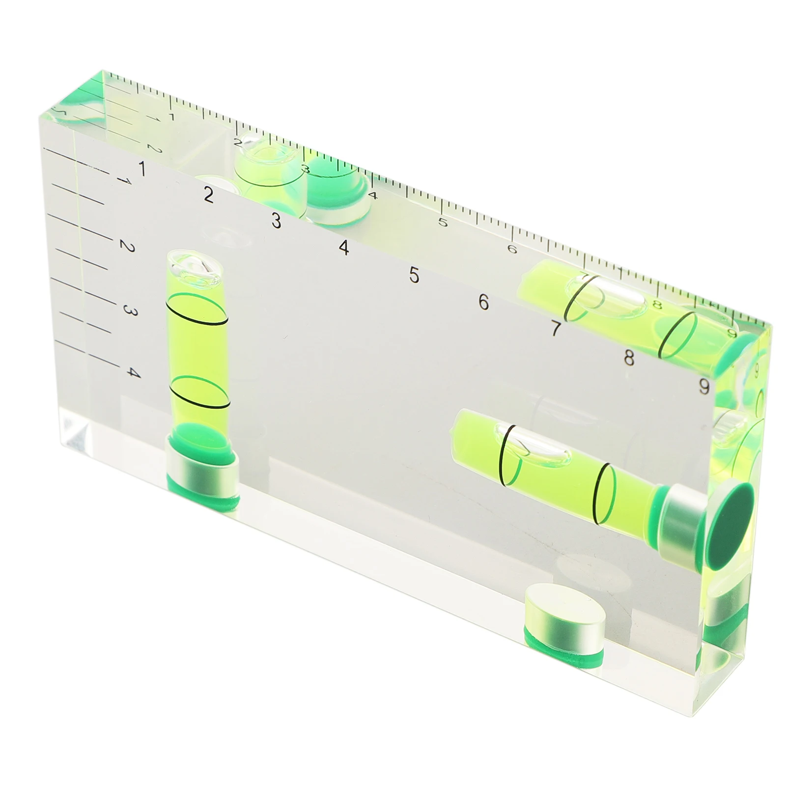 Regla de nivel de herramienta, 1 Uds., 90 \'parts, nivel magnético de alta precisión, transparente, dos direcciones, exquisito, alta calidad