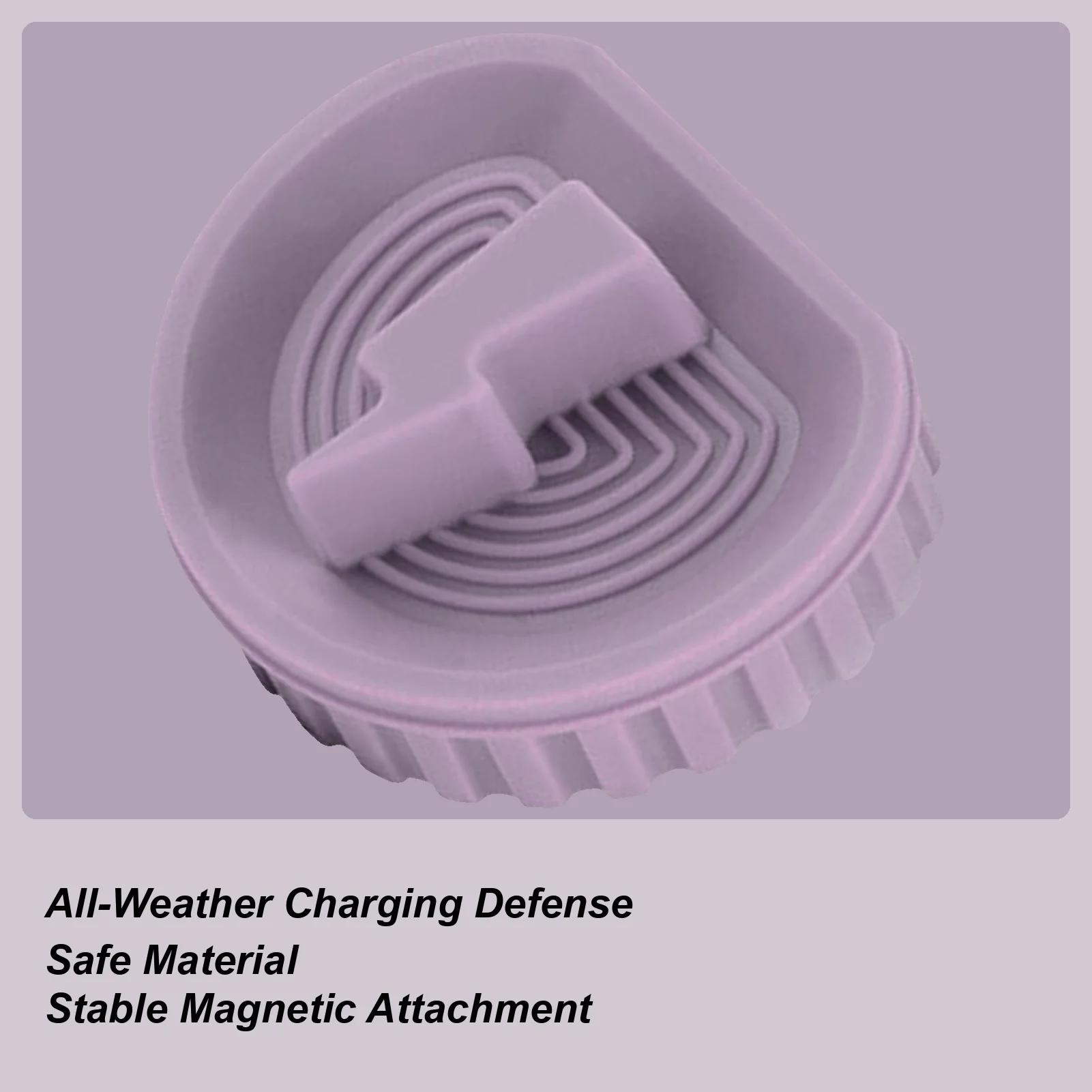 

Ev Charge Port Cover Silicone Charging Protection Magnetic Reusable Enclosure Tip Caps For Station Garage Parking Driveway Home