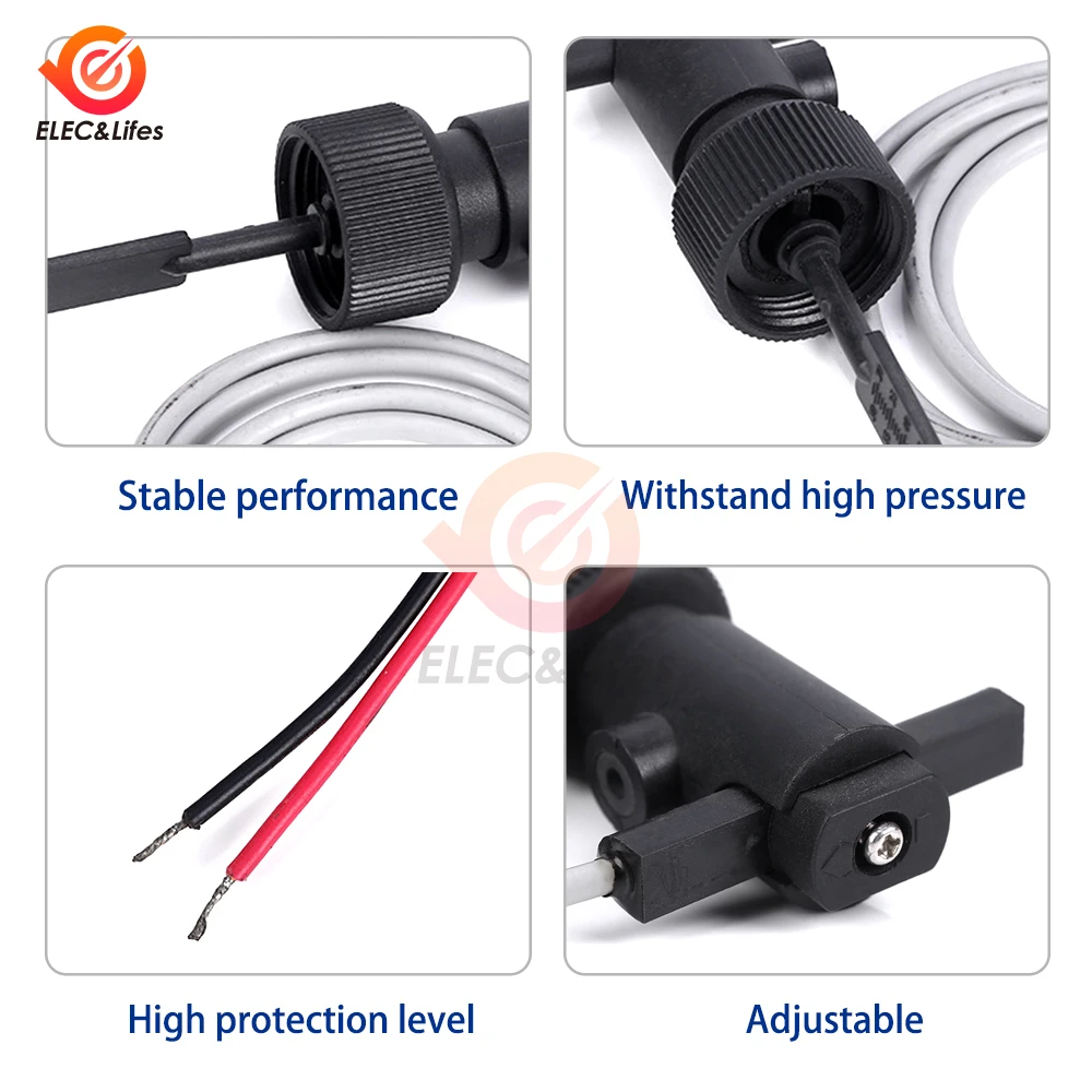 Imagem -03 - Interruptor de Nível de Flutuador de Controle de Nível de Água Interruptor de Fluxo de Água Sensor de Nível 1l Min para Medidor de Água Medidor de Gás Aquecedor de Água
