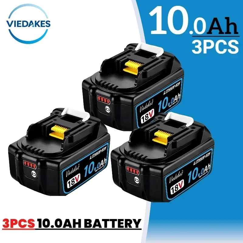 ️originele 18V 8.0Ah/10.0Ah/12.0Ah 18v gereedschap batterij BL1830B BL1840B BL1860 BL1850B gereedschap batterij Voor Makita 18v batterij + +