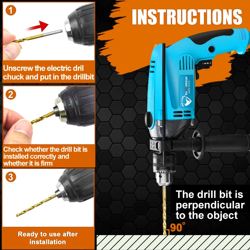 XCAN HSS P6M5 Twist Drill Bit Set 99 Pieces Diameter From 1.5mm to 10mm Titanium Coating Wood Metal Hole Drilling Cutter