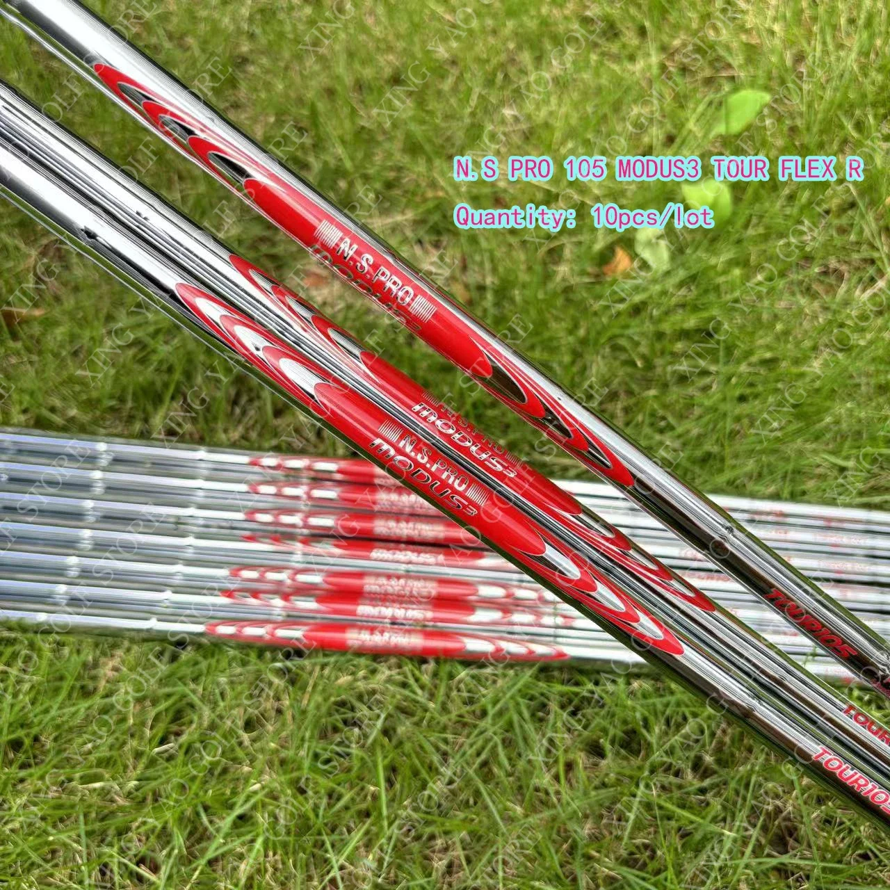 Golf clubs irons silver Suitable For lron Shafts N.S PRO 105 MODUS3 TOUR 10Pcs iron shafts 39inch tip of the shaft 0.370