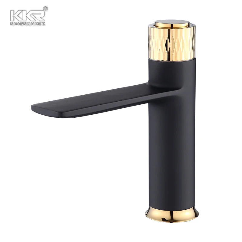 

Black Kitchen Faucet Luxury Gold Bathroom Hot And Cold Water Basin Mixer Brass Basin Bathroom Faucet