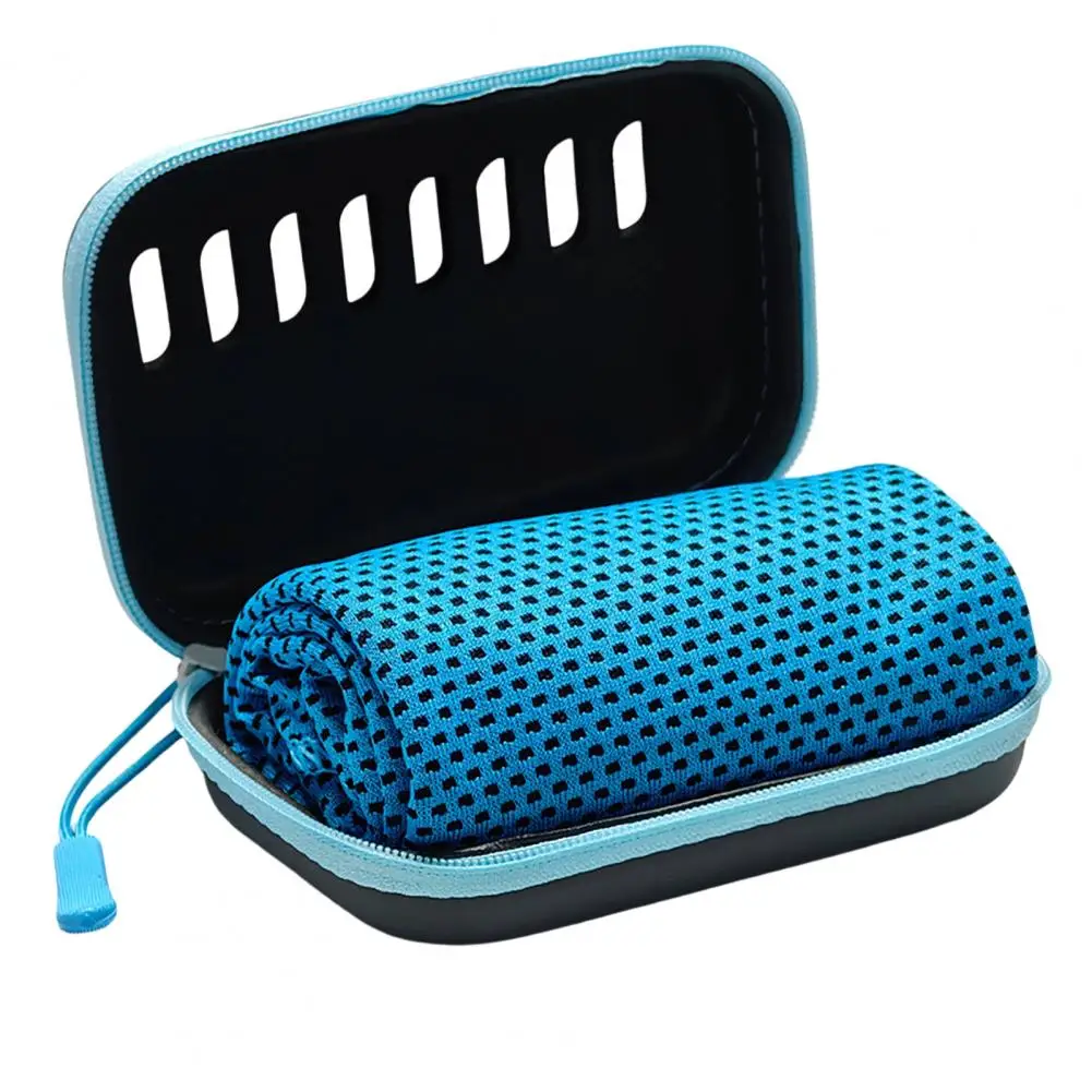 Towel for Sports Quick Towel with Case Towel with Carrying Case Instant Quick Drying Microfiber Ice Portable Breathable for Gym