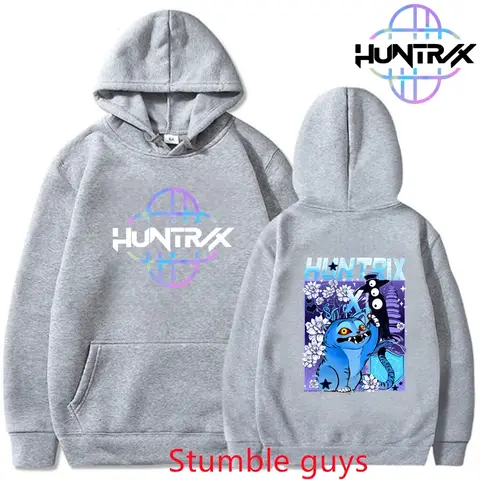 Nueva sudadera con capucha Unisex Kpop Demon Hunters Otoño Invierno dibujos animados Anime chaqueta deportiva cálida sudadera de moda
