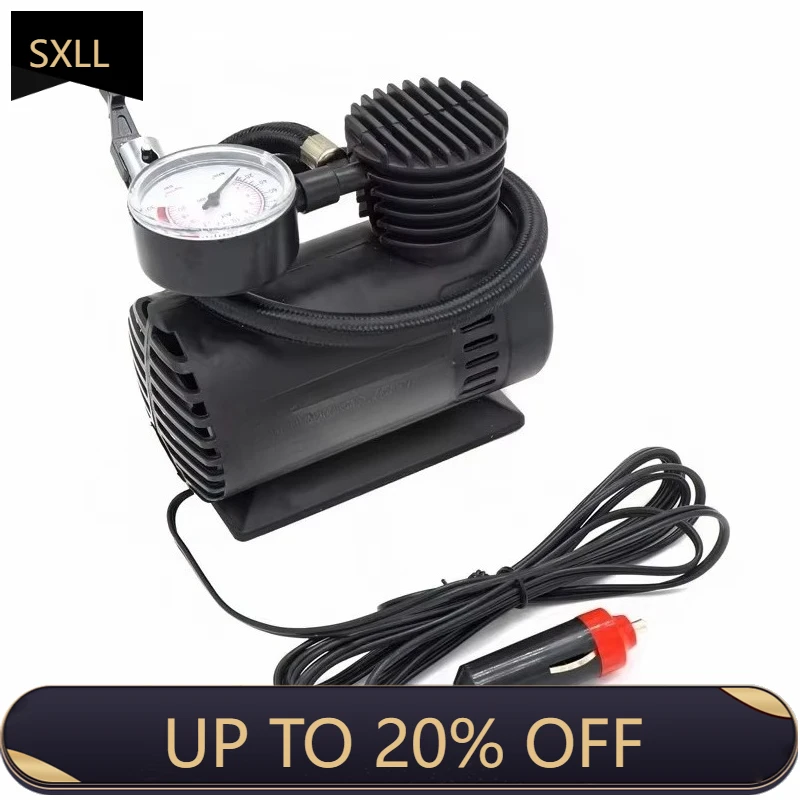 SXLL المحمولة 12 فولت 300 رطل لكل بوصة مربعة ضاغط الهواء للسيارات مضخة هواء الإطارات العالمية للسيارات الكرة الإطارات أداة إصلاح السيارات الملحقات