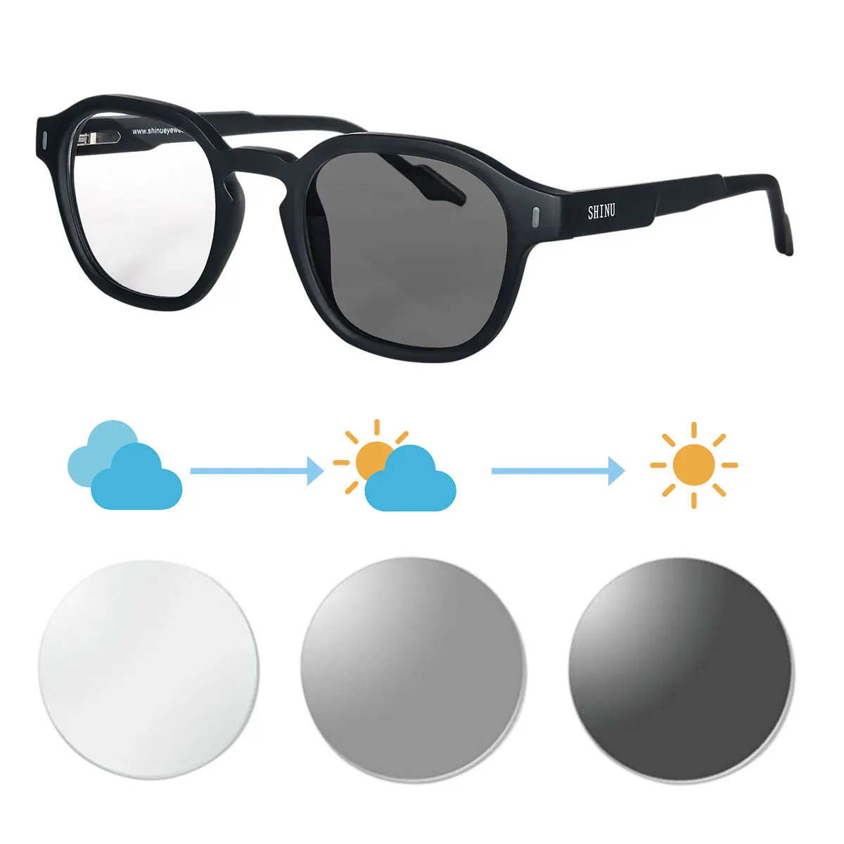 Shinu Brand Glasses… - image