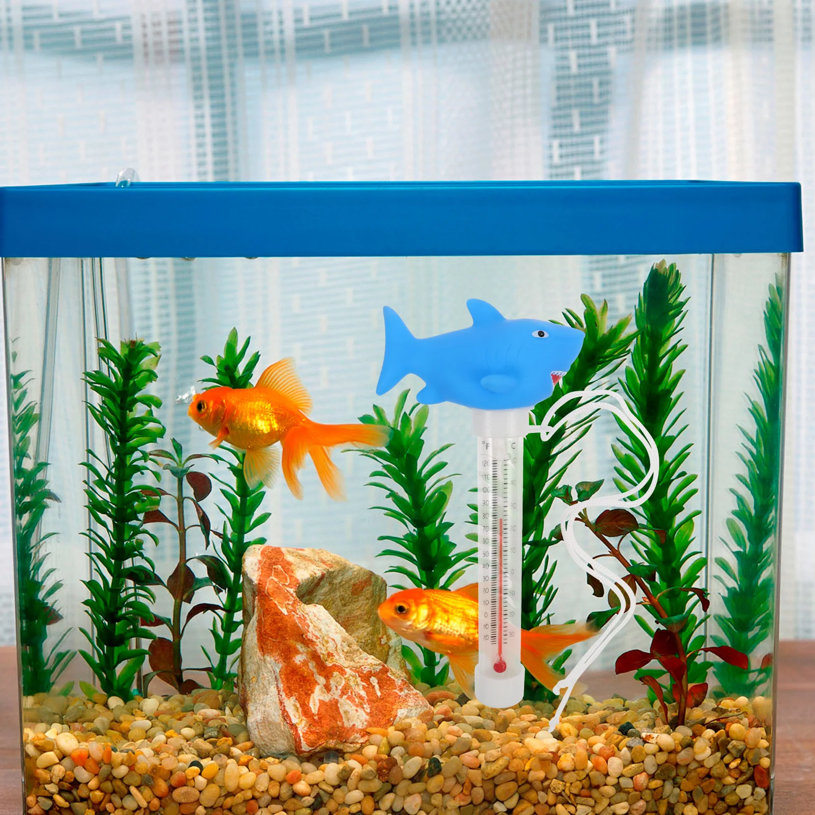 

Floating Aquarium Thermometer Cute Ocean Animal Shape Accurate Water Temperature Monitor for Fish Tank Reptile Tank Pool