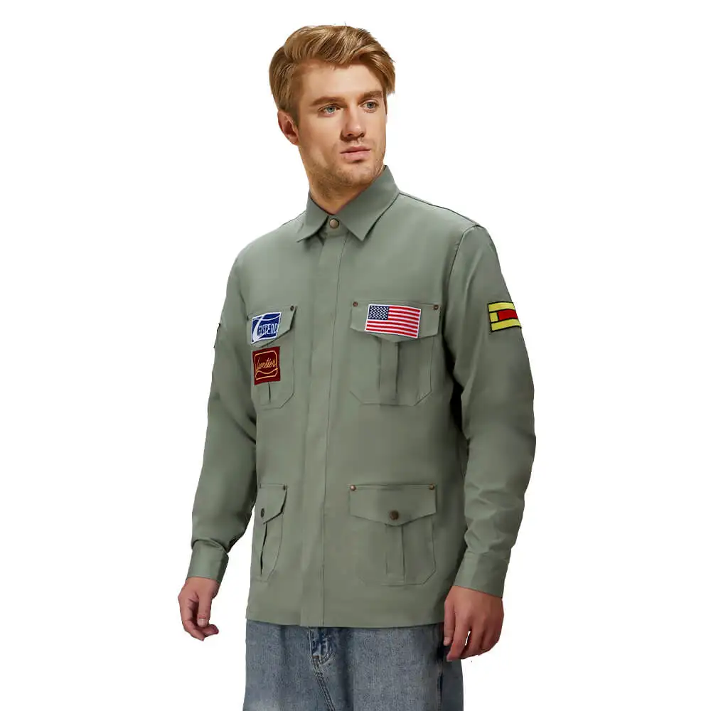 Horror Game James Sunderland Jacket Cosplay Costume Silent Hill 2 Coat Role Cosplay Halloween Party Outfits for Men