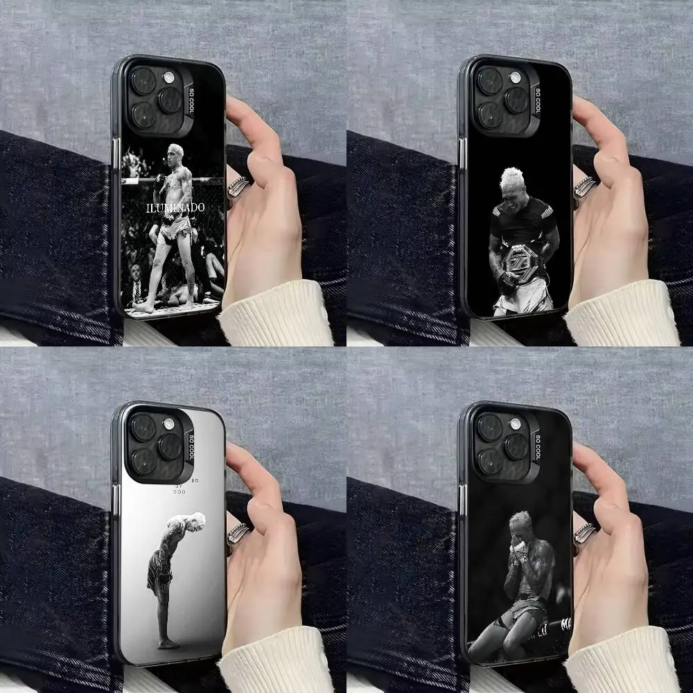 

Brazil C-Charles Oliveira Phone Case For iPhone 17,16,15,14,13,12,11,Pro,Max,Plus,E,Air,Mini Black IMD Cover