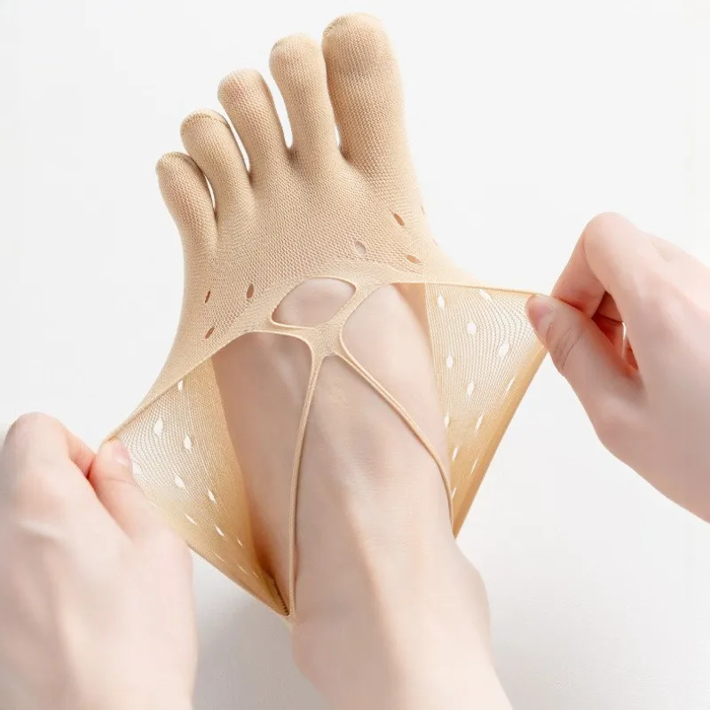 6 Pares De Calcetines De Cinco Dedos | Antideslizantes Y Ultrafinos | Transpirables | Para Yoga, Pilates Y Uso Diario