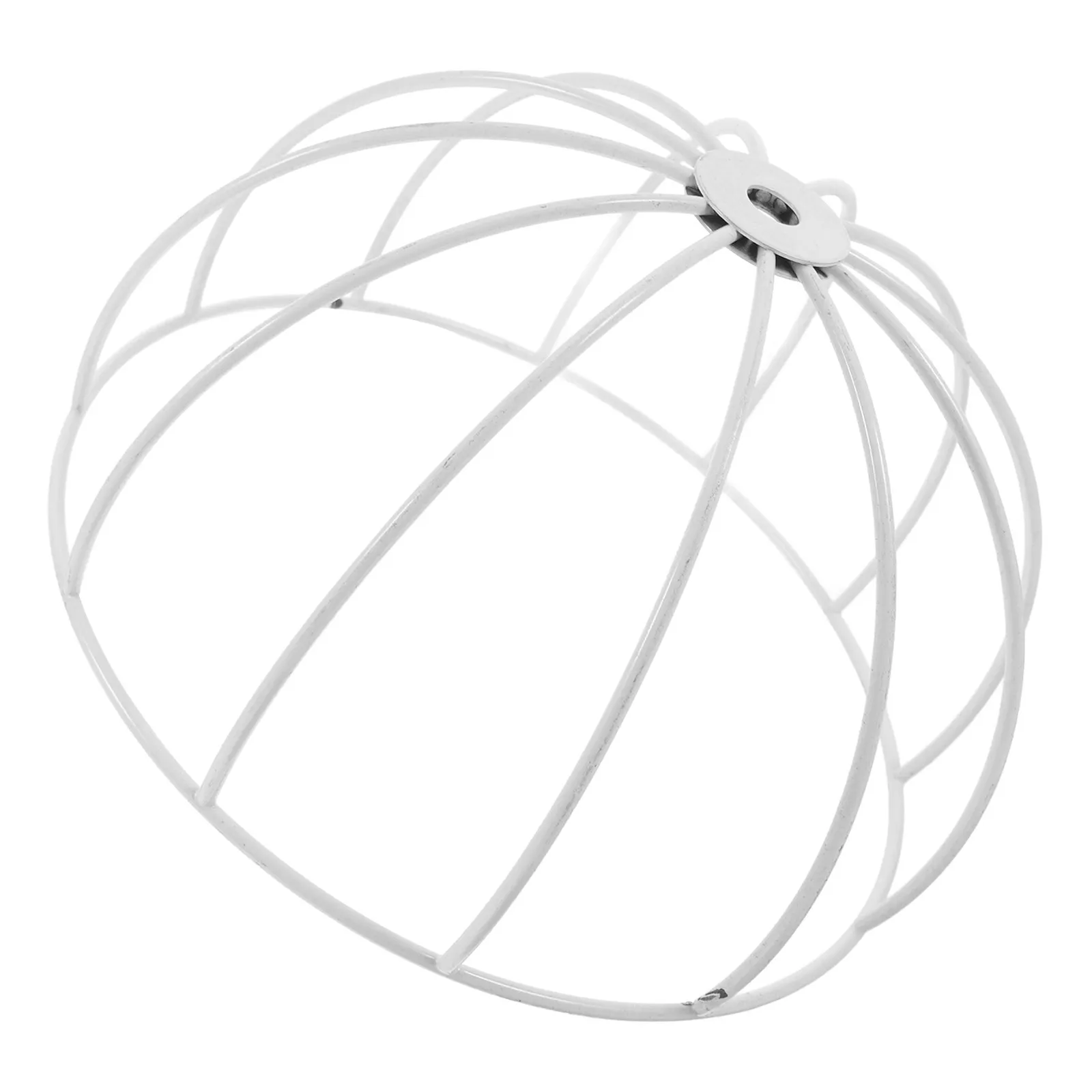 Iron DIY Lamp Shade Frame Metal Cage Pendant Light Bracket Dreamcatcher Rope Design Decorative Lampshade Replacement Lighting
