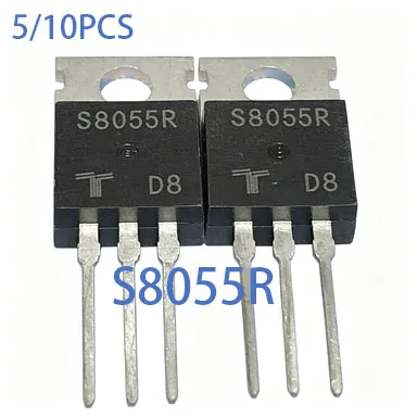 5/10PCS   S8055R  TO-220 800V 55A   MOSFET electronics in stock