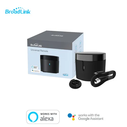 Imagen 2 del producto Broadlink RM4 mini WiFi IR control remoto para AC/TV Box funciona con adaptador USB Alexa