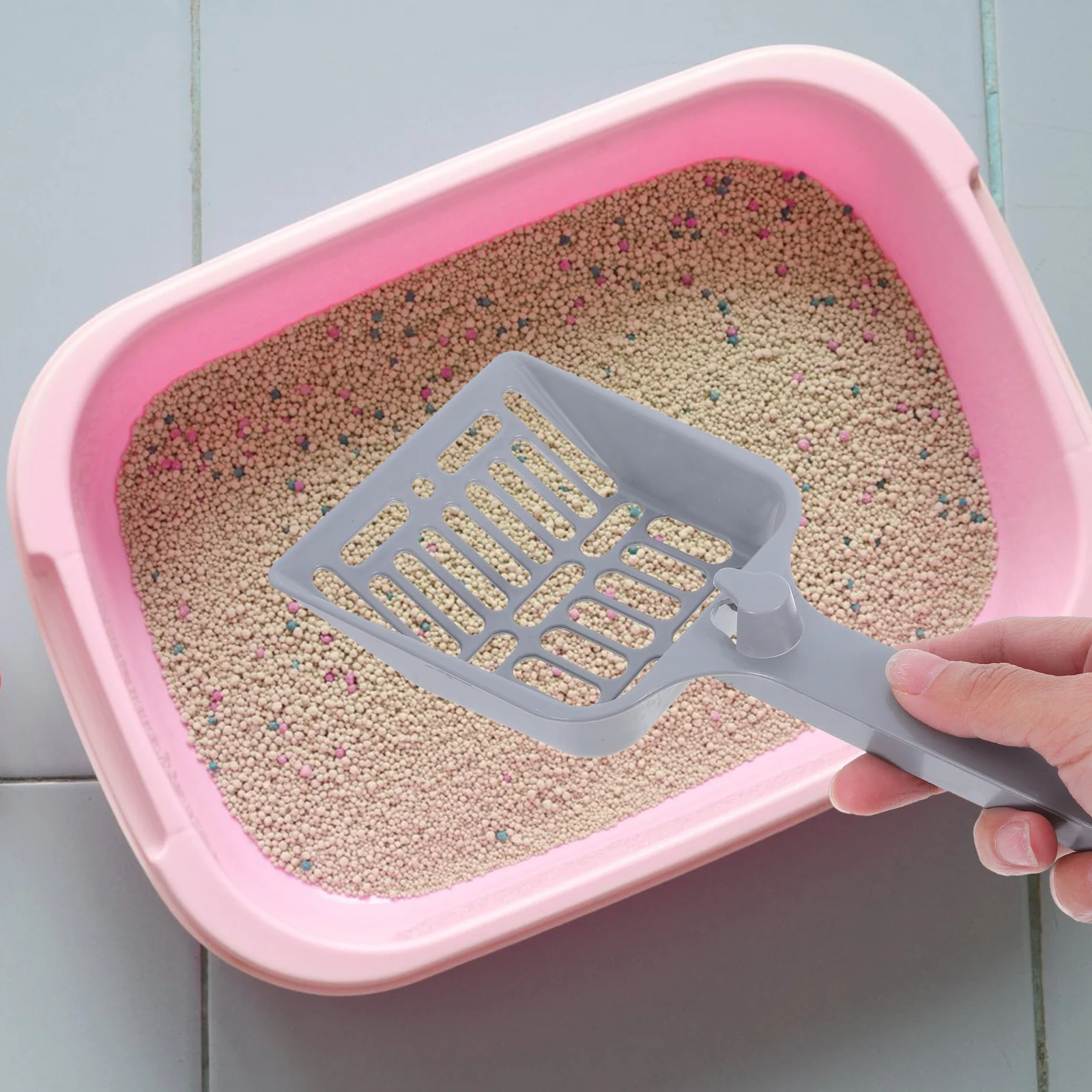 

Cat Litter Scooper Wide Head Easy Clean Oversized Design Durable Sturdy Materials Comfortable Grip Cat Scooper