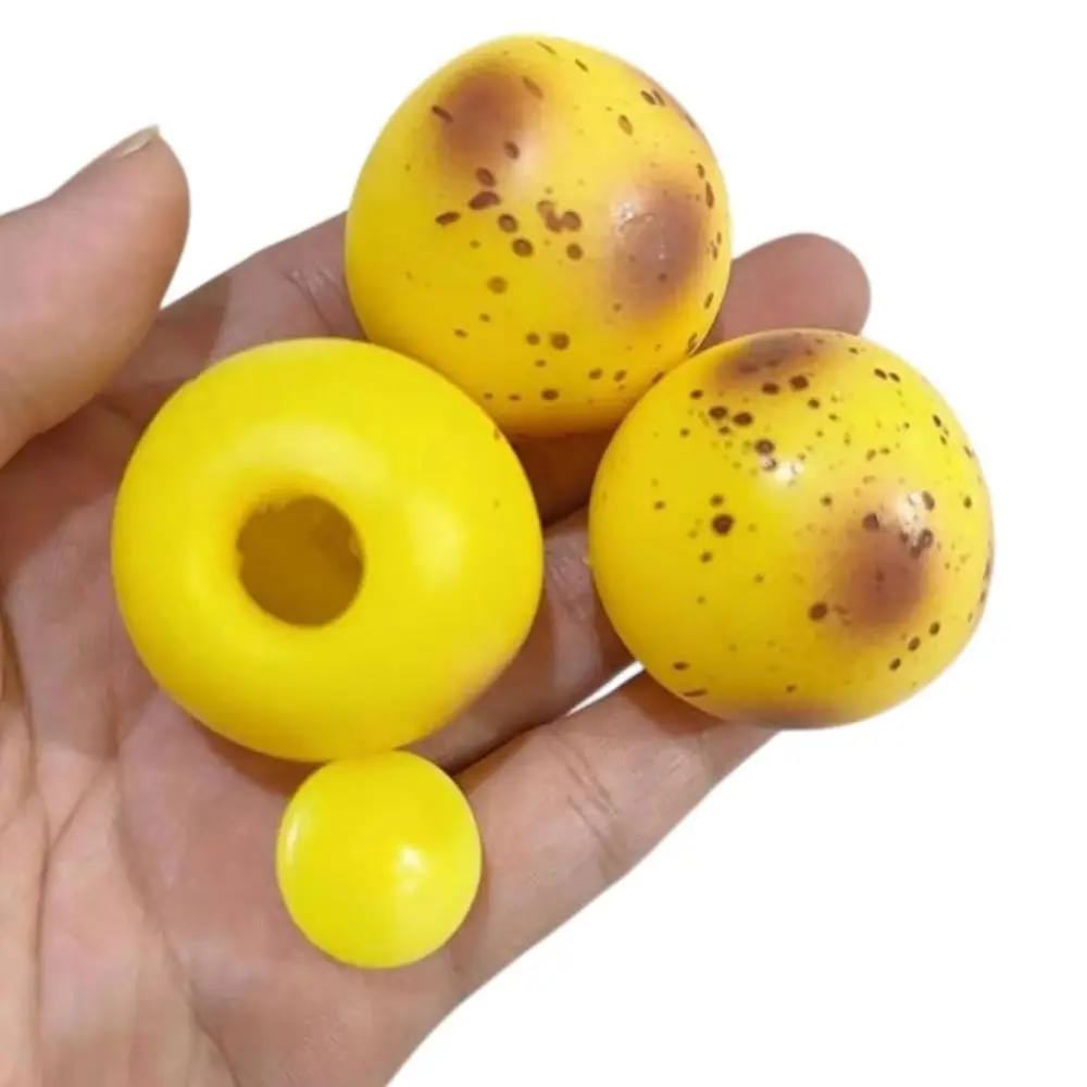 Potato DIY Empty Ball Skin Slow Rebound Reusable DIY Pressure Ball Kit With Lid Soft TPR Handmade Ball Skin Adults Beginners
