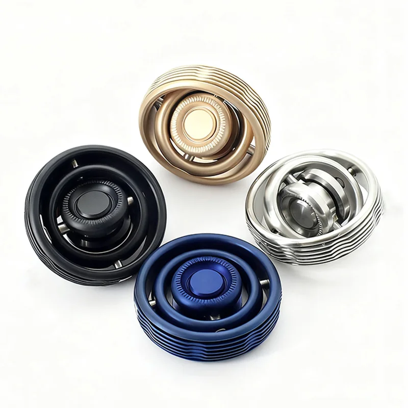 Nuovo giroscopio in metallo EDC giroscopio con punta delle dita giocattolo antistress per adulti antistress ansia gadget antistress regalo per ragazzo fresco