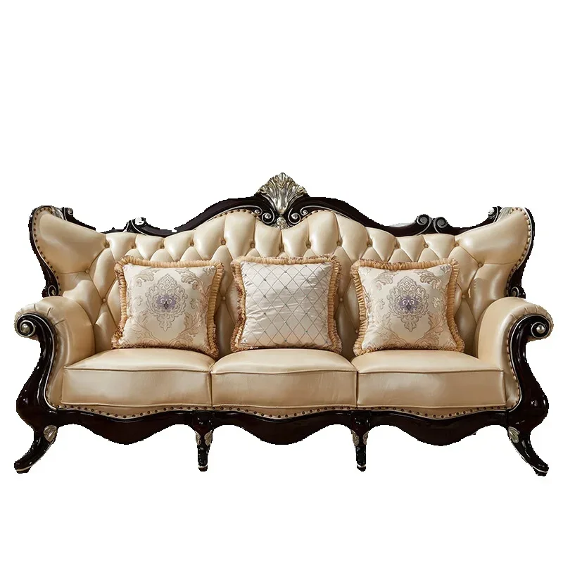 Ergonomic Luxury Living Room Sofa Genuine Leather Modern Relaxing Living Room Sofa Minimalist Woonkamer Banken Hotel Furniture