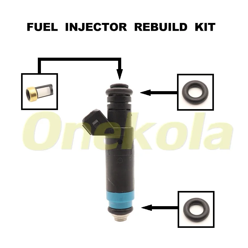 Fuel Injector Seal O-Ring Kit Seals Filters for Siemens Deka 80LB High Impedance EV1 110324 FI114992