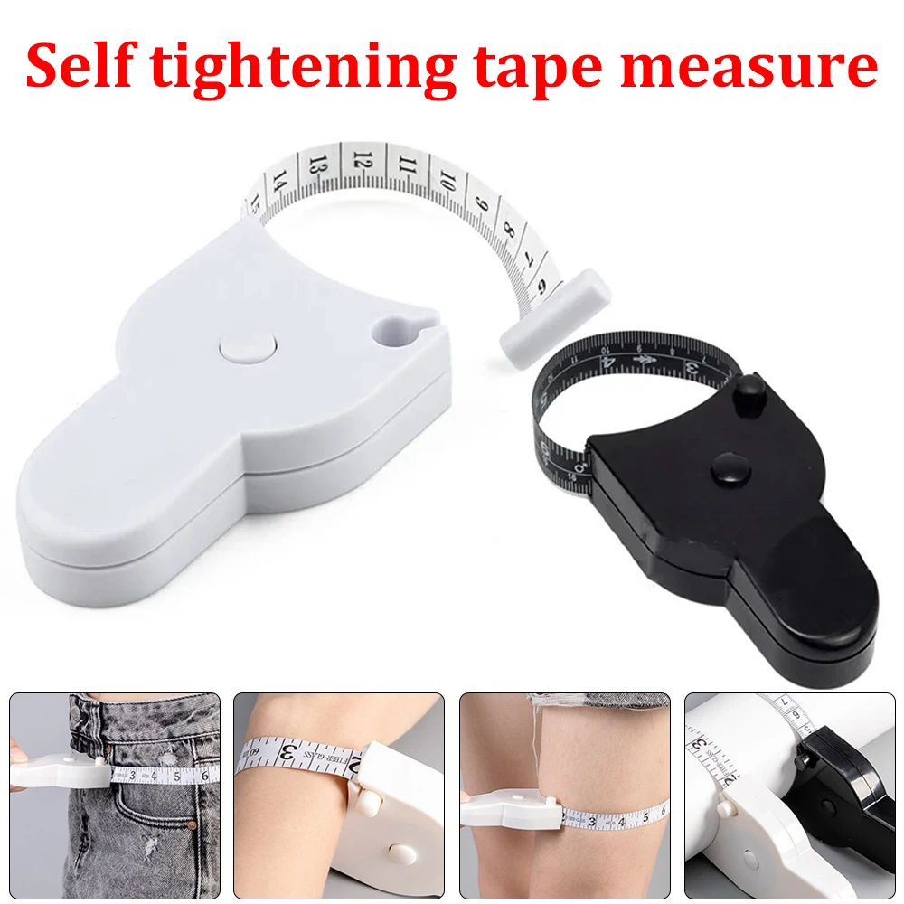Fita métrica telescópica automática, 150cm, para medição corporal e perda de peso, alfaiate, costura, artesanato, pano